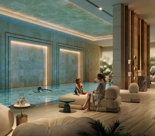 Indoor pool amenity